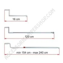 Asta Crank Handle Fiamma per Tendalini | Accessoricampershop.com