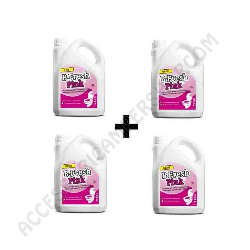 Additivo B-Fresh Pink per wc camper 2 litri | Accessoricampershop.com