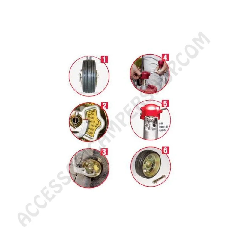 Ruotino d’appoggio premium AL-KO per caravan | Accessoricampershop.com