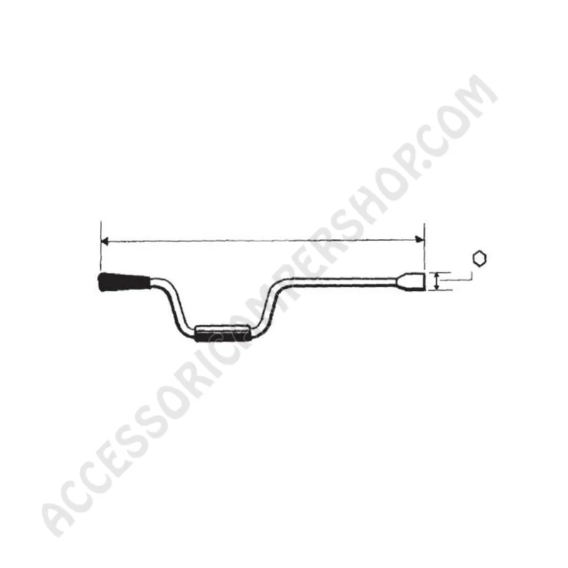 Girabacchino in acciaio zincato per caravan | Accessoricampershop.com