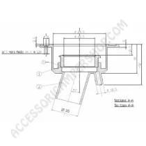 Bocchettone acqua Ø 35 mm per camper | Accessoricampershop.com