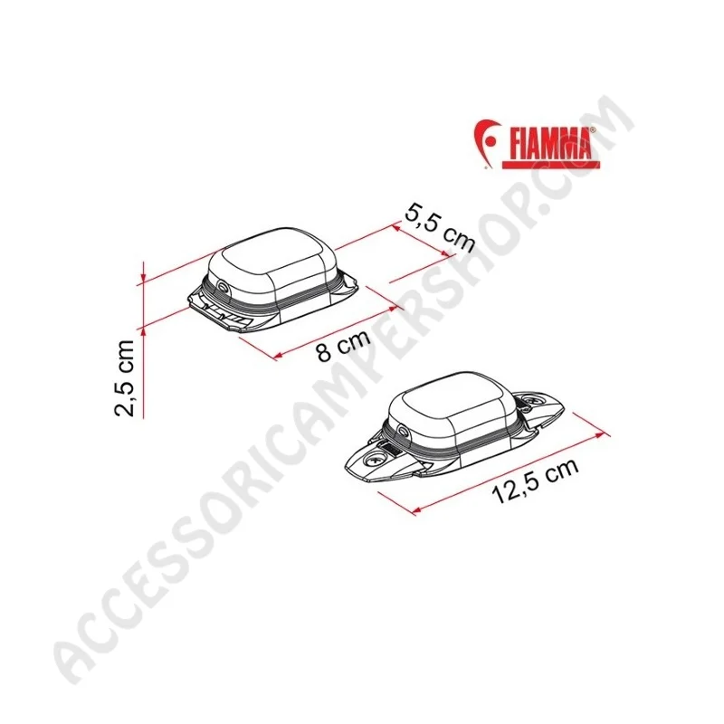 LED Warning Solar Fiamma per Sicurezza Camper | Accessoricampershop.com
