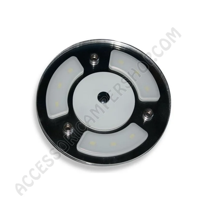 Plafoniera LED tonda con touch switch 130 mm | Accessoricampershop.com