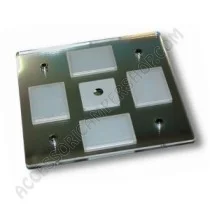 Plafoniera LED Touch Switch Quadrata per Camper | Accessoricampershop.com
