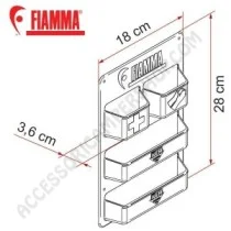 Pocket Kassetta Fiamma: Porta-oggetti per WC | Accessoricampershop.com