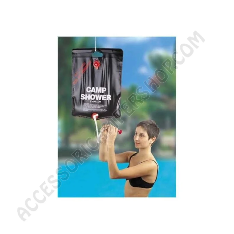 Doccia solare portatile 20L per camper e spiaggia | Accessoricampershop.com