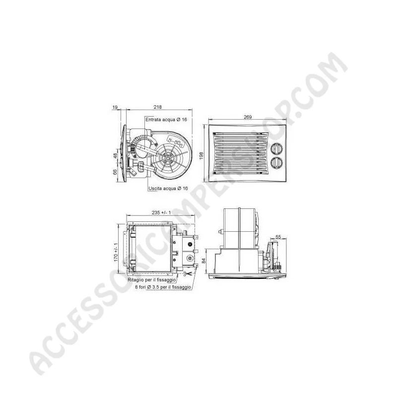 Riscaldatore Scambiatore di Calore Arizona 300 | Accessoricampershop.com