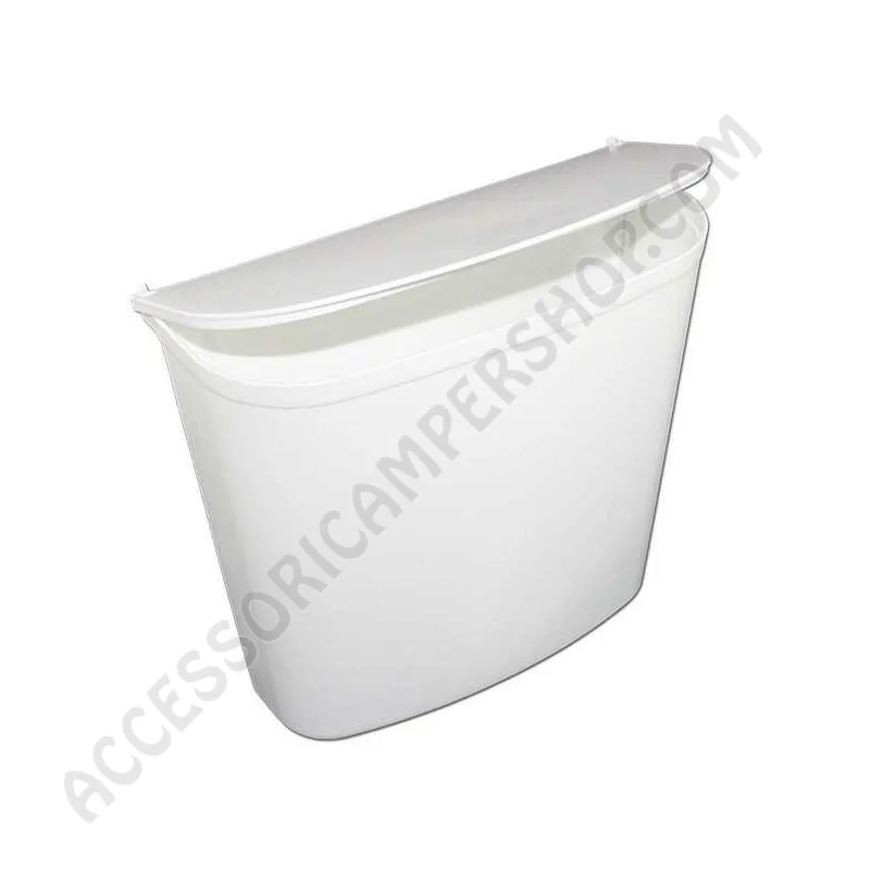 Pattumiera portarifiuti per porta con coperchio | Accessoricampershop.com