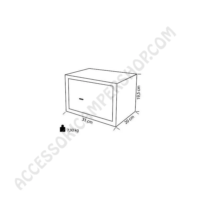 Cassetta di Sicurezza per Camper in Acciaio | Accessoricampershop.com