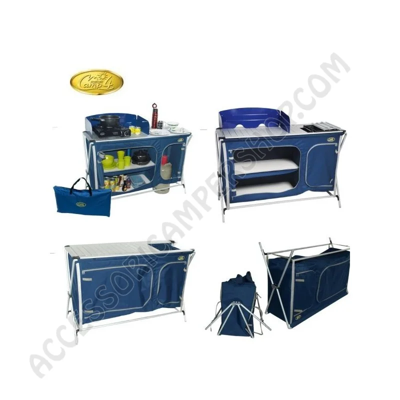Mobile dispensa cucina XL con lavello da campeggio | Accessoricampershop.com
