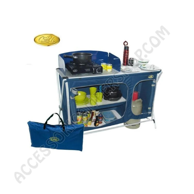 Mobile dispensa cucina XL con lavello da campeggio | Accessoricampershop.com