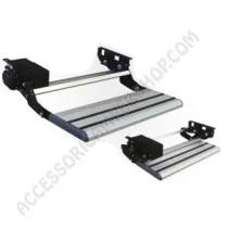 Gradino elettrico singolo basculante per camper | Accessoricampershop.com