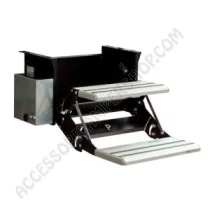 Gradino elettronico doppio a scomparsa 440 mm | Accessoricampershop.com