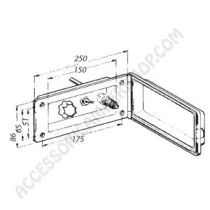 Presa Esterna Acqua con Miscelatore e Interruttore | Accessoricampershop.com