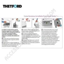 Kit Fissaggio Toilette Portatile Porta Potti Qube 335 | Accessoricampershop.com