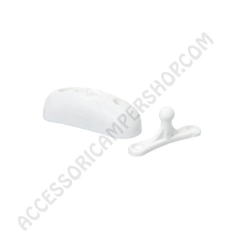 Fermaporta Esterno in Plastica Bianca | Accessoricampershop.com