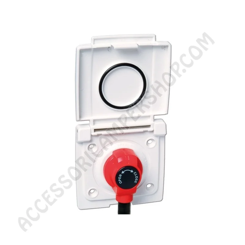 Presa esterna gas con blocco di sicurezza | Accessoricampershop.com