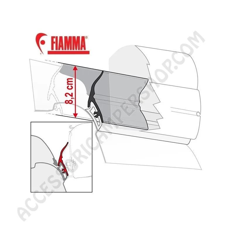 KIT RAIN GUARD CALIFORNIA FIAMMASTORE per camper | Accessoricampershop.com