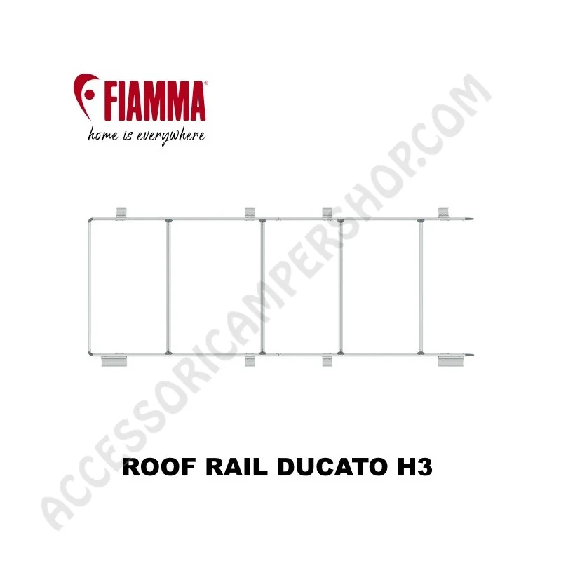 Portapacchi Roof Rail Ducato 2024 | Accessoricampershop.com