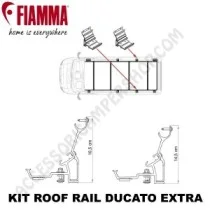 Portapacchi Roof Rail Ducato 2024 | Accessoricampershop.com