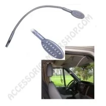 Luce Lettura LED 12V con Braccio Flessibile | Accessoricampershop.com