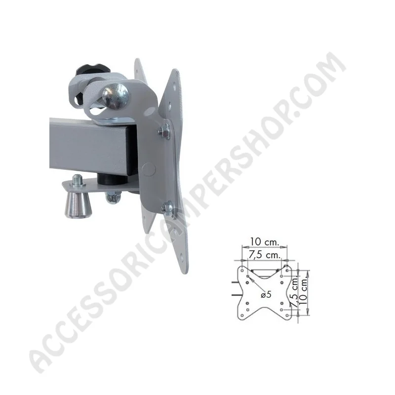 Supporto LCD a Braccio Regolabile per Camper | Accessoricampershop.com