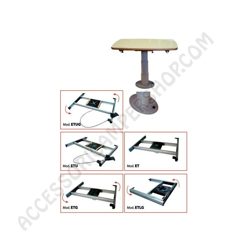 Gamba Tavolo Telescopica Robusta e Stabile | Accessoricampershop.com
