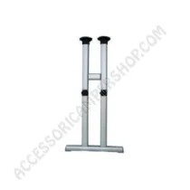 Gamba Tavolo Doppia in Alluminio con Piede a T | Accessoricampershop.com