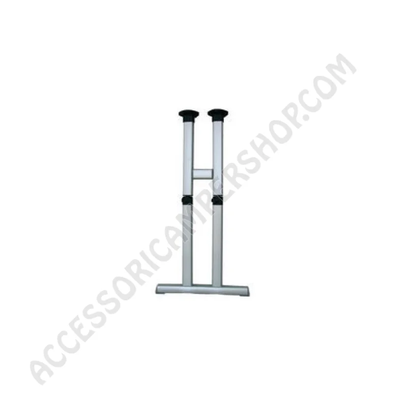 Gamba Tavolo Doppia in Alluminio con Piede a T | Accessoricampershop.com