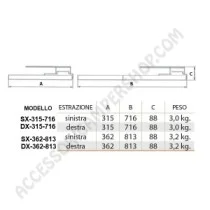Supporto TV LCD Manuale Laterale per Camper | Accessoricampershop.com