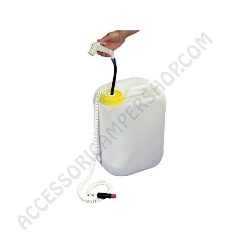 Doccia Portatile Elettrica 12V con Tanica 20L | Accessoricampershop.com
