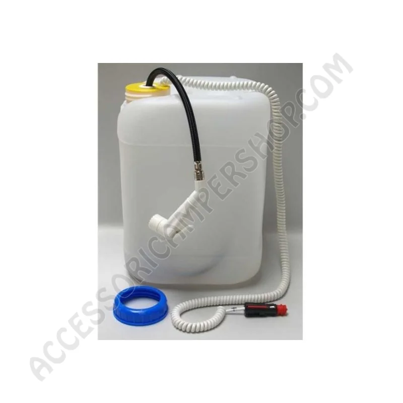 Doccia Portatile Elettrica 12V con Tanica 20L | Accessoricampershop.com
