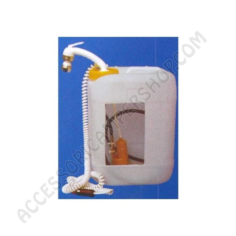 Doccia Portatile Elettrica 12V con Tanica 20L | Accessoricampershop.com