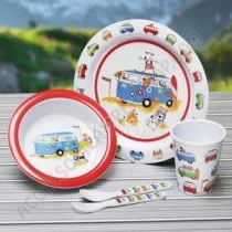 Set Stoviglie Bambino in Melamina per Camper | Accessoricampershop.com