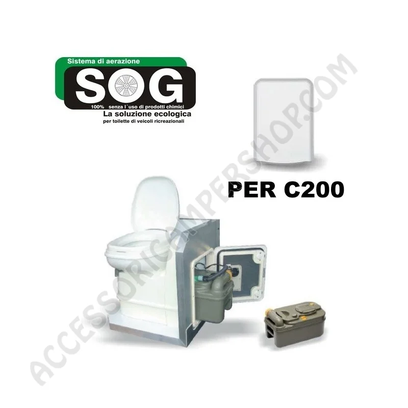 Sistema di Ventilazione SOG per Cassetta WC C200 | Accessoricampershop.com