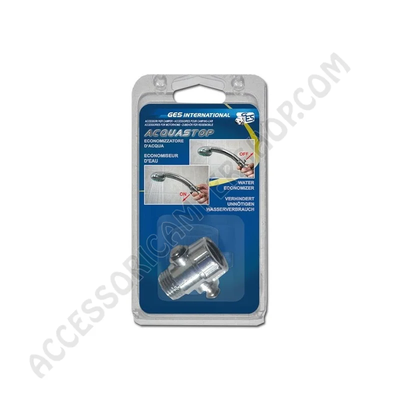 Raccordo Risparmiatore Acqua Acquastop per Doccia | Accessoricampershop.com