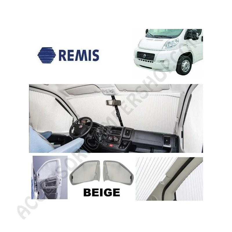 Kit Oscurante Interno Remifront 4 Beige per Ducato | Accessoricampershop.com