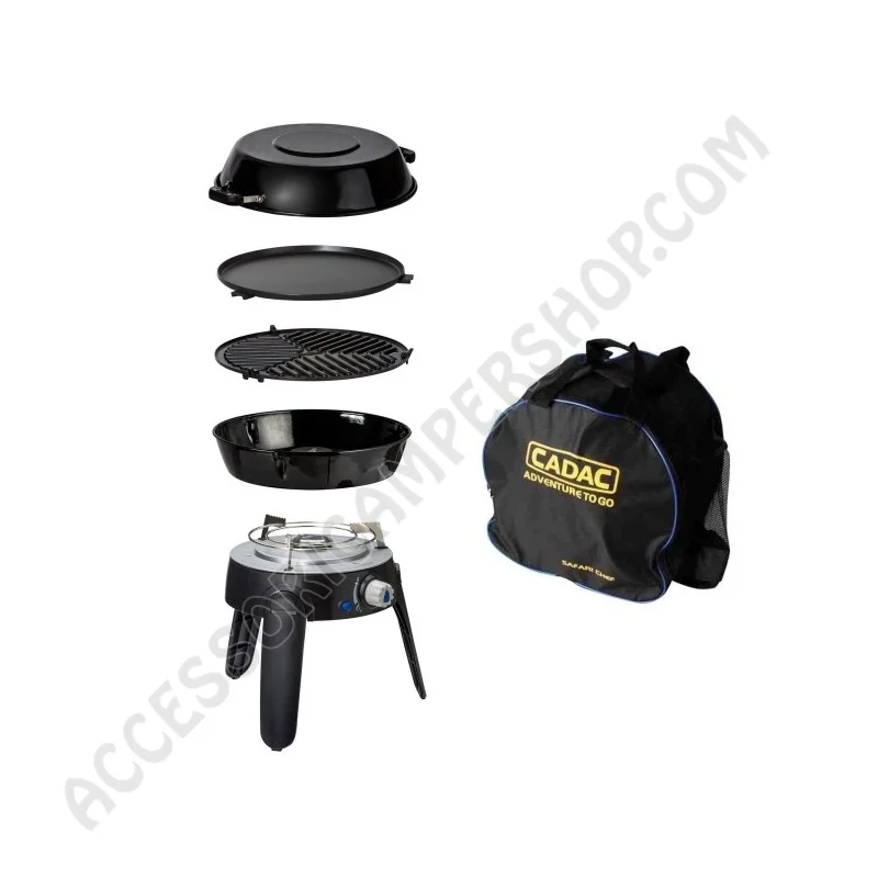 Barbecue Safari Chef 2 a Gas per Campeggio | Accessoricampershop.com