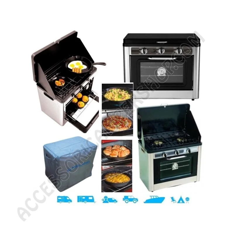 Forno e Fornello 2 Fuochi Portatile | Accessoricampershop.com