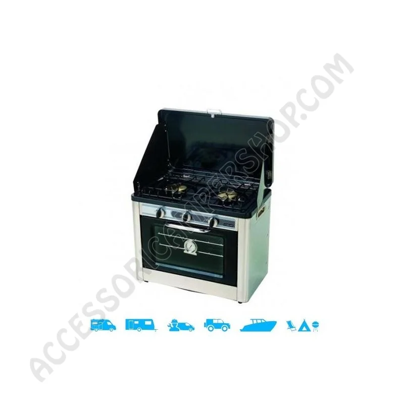 Forno e Fornello 2 Fuochi Portatile | Accessoricampershop.com