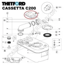 Valvola di Ricambio Slitta Centrale THETFORD C2/C3/C4 | Accessoricampershop.com