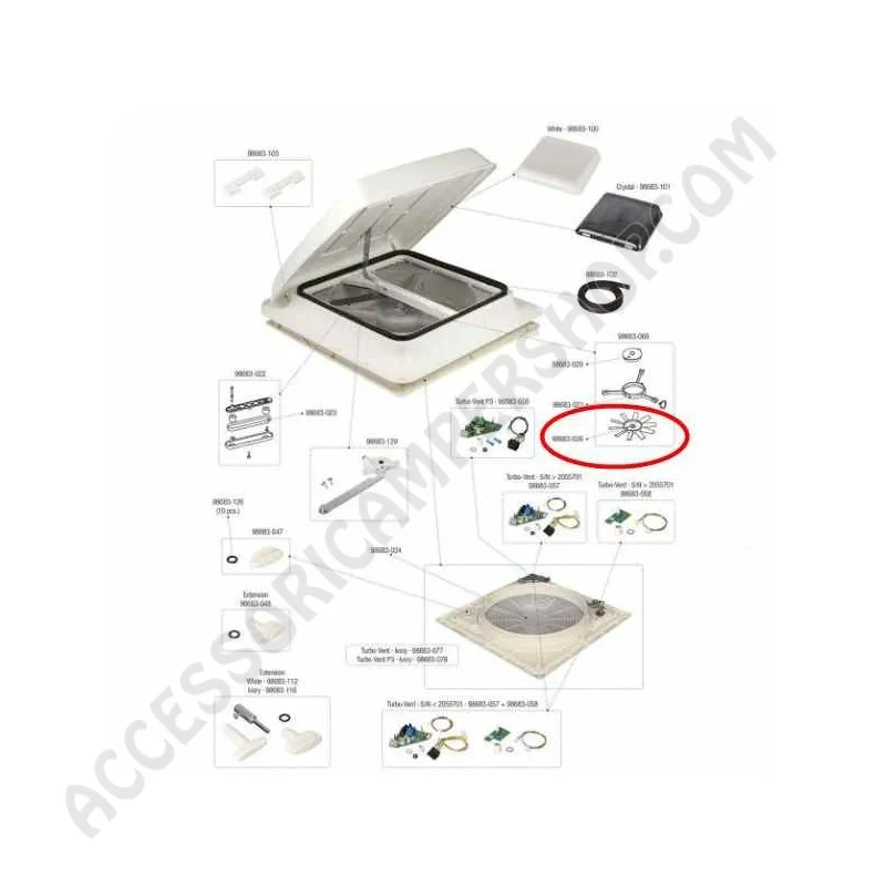 Kit Ventola Turbo-Vent Fiamma di Ricambio | Accessoricampershop.com