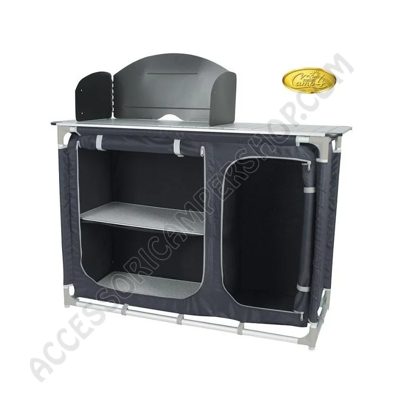 Mobile Cucina XL Forest Camp4 Blu con Lavello | Accessoricampershop.com