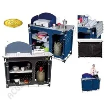 Mobile Cucina XL Forest Camp4 Blu con Lavello | Accessoricampershop.com