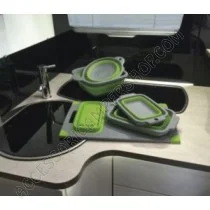 Ciotola Insalatiera Ripiegabile Salvaspazio | Accessoricampershop.com