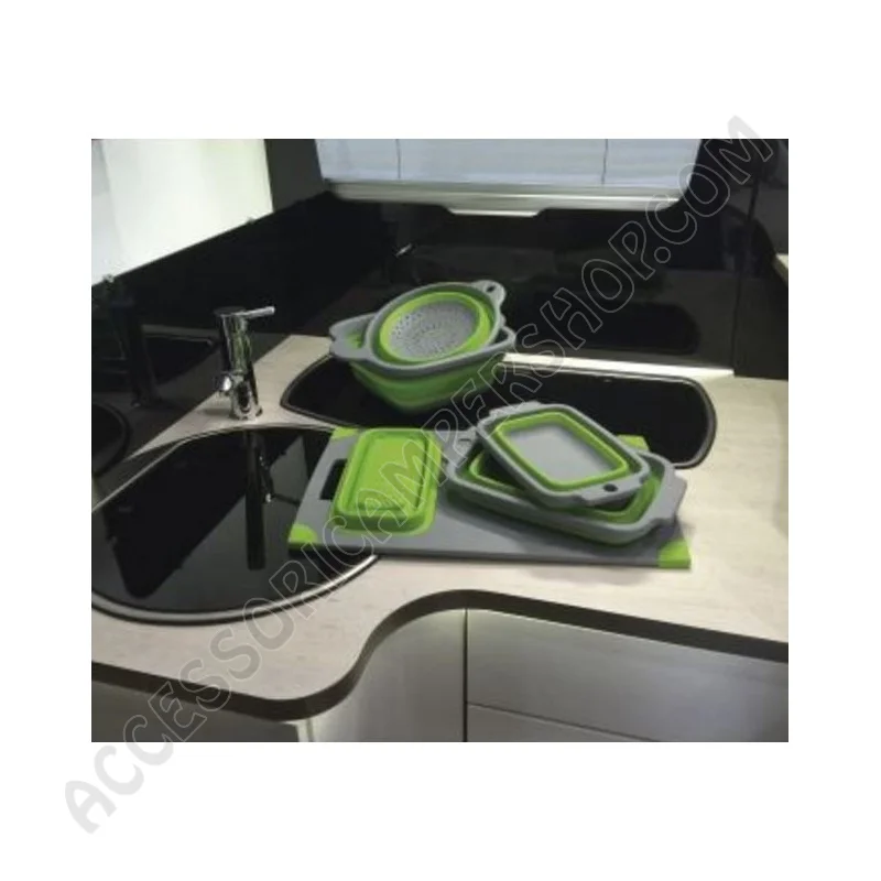 Ciotola Insalatiera Ripiegabile Salvaspazio | Accessoricampershop.com