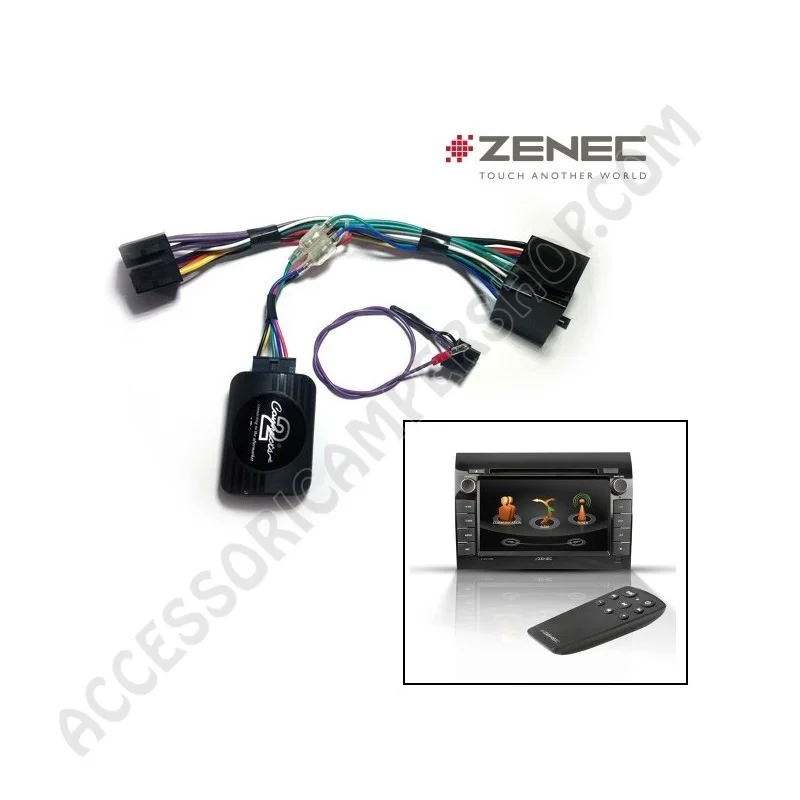 Interfaccia comandi volante per navigatore ZENEC E3726 | Accessoricampershop.com