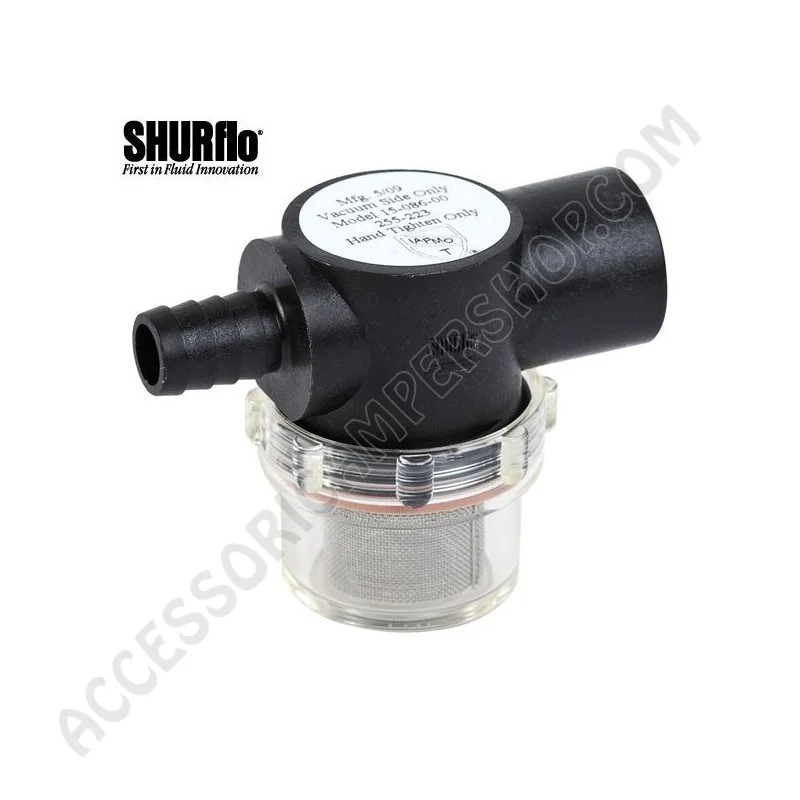 Filtro per Pompa Shurflo con Attacco Porta-Gomma | Accessoricampershop.com