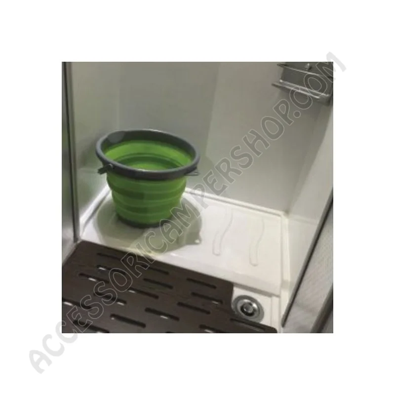 Secchio Ripiegabile Tondo Salvaspazio per Campeggio | Accessoricampershop.com
