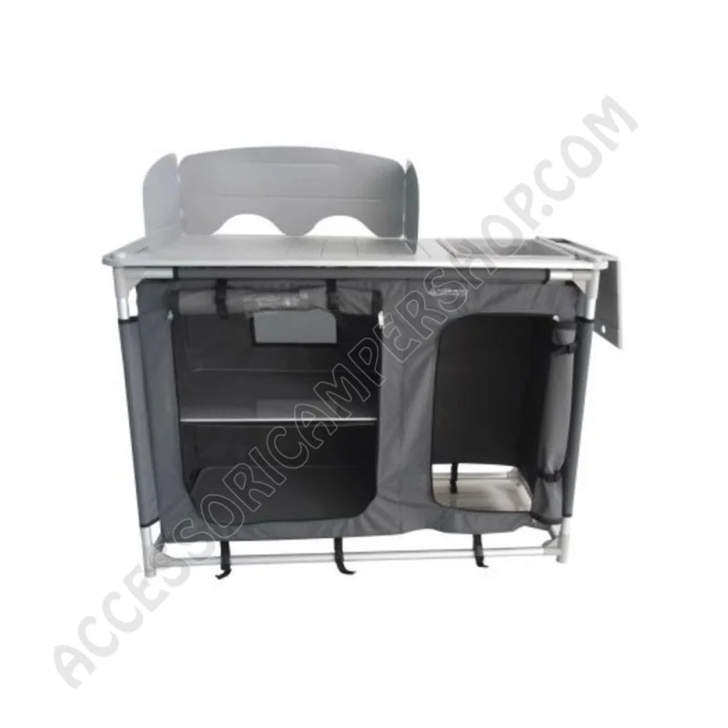 Mobile cucina portafornello con lavello pieghevole | Accessoricampershop.com